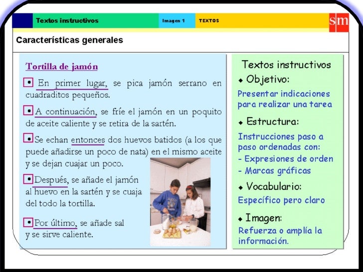 Ficha Interactiva De Estructura Y Orden Del Texto Instructivo Para