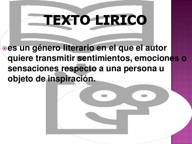 Textos liricos