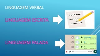 LINGUAGEM VERBAL
 