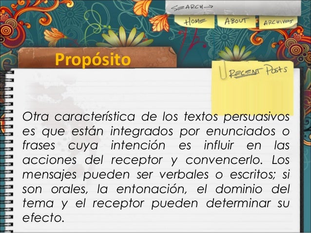 Textos persuasivos