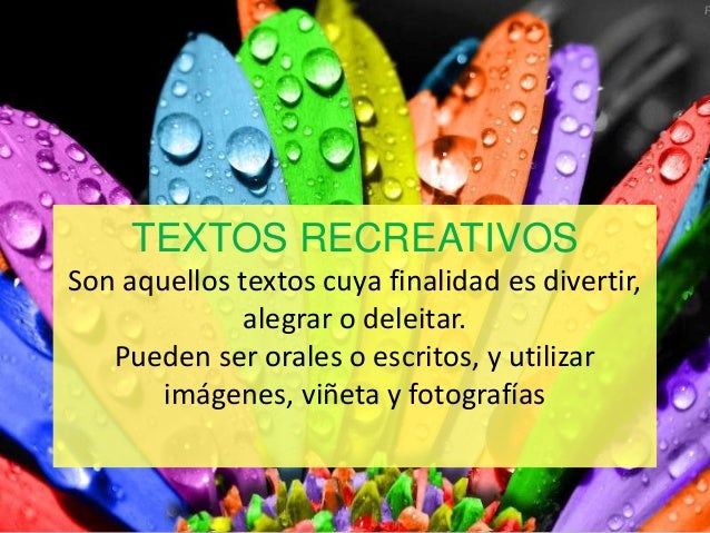 Resultado de imagen para textos recreativos