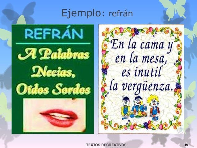 textos recreativos TEXTOS RECREATIVOS