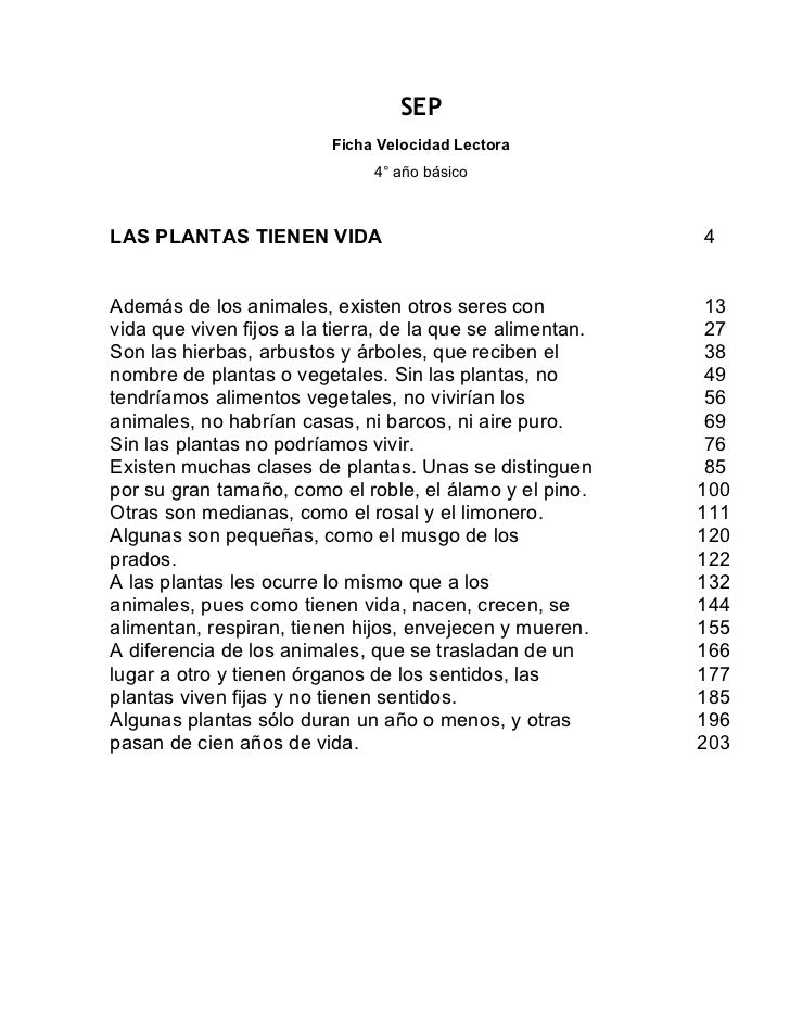 Resultado de imagen para textos para velocidad lectora