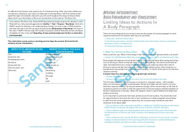 Senior english essay picture