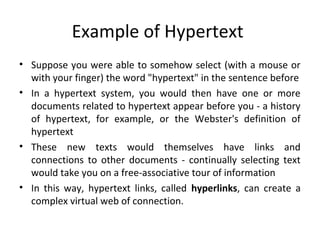 Text-Elements of multimedia | PPT