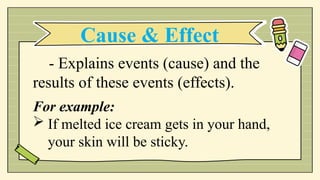 Text Structure power point presentation in english | PPTX