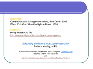 Analyzing Text Structures | PPTX