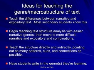 Text Structures presentation in Structure | PPT