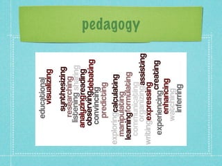 pedagogy
 