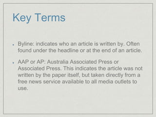 Language Analysis: Text Types | PPTX