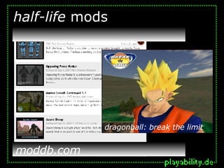 half-life  mods moddb.com dragonball: break the limit 