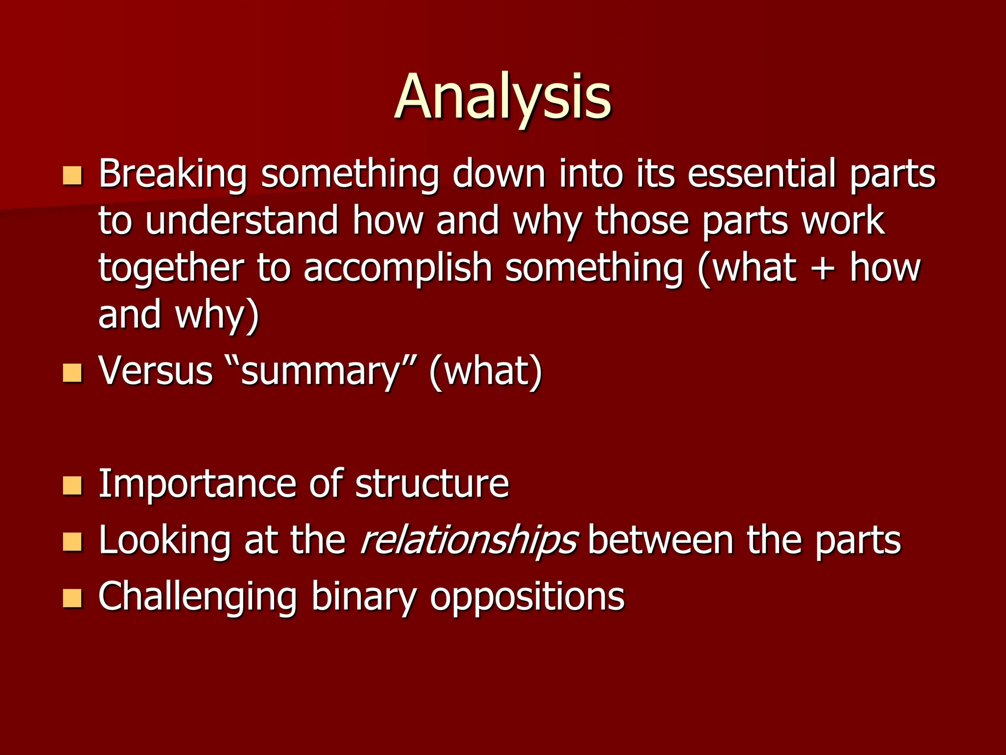 Textual analysis and the importance of texting theory | PPT