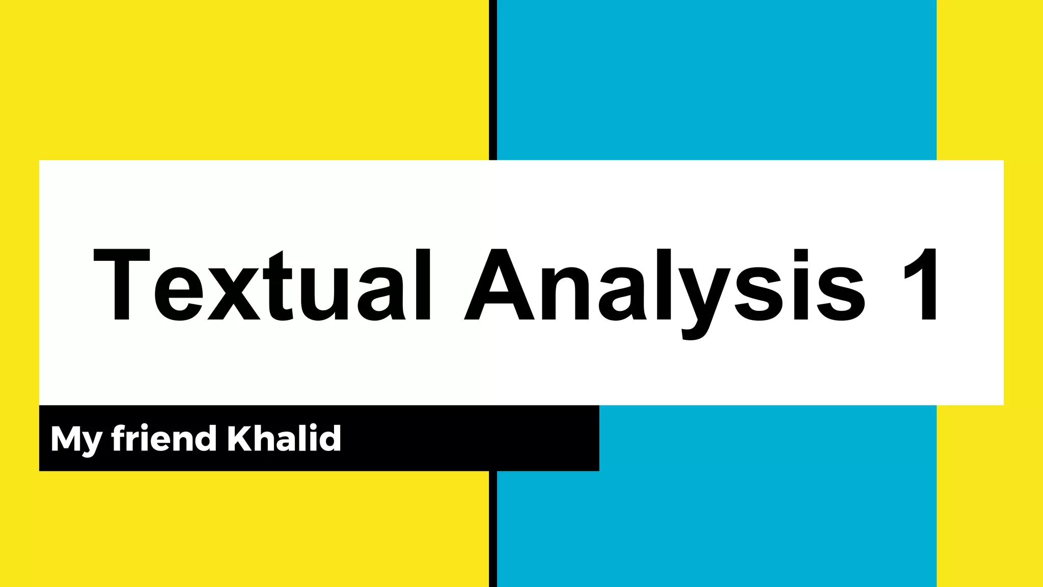 Textual analysis 1 - A level media | PPT