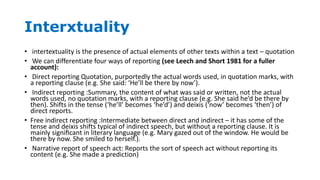 Direct Intertextuality Textual analysis for social research | PPTX
