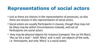 Social Actor/model Textual analysis for social research | PPTX