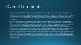 Textual analysis of a teaser