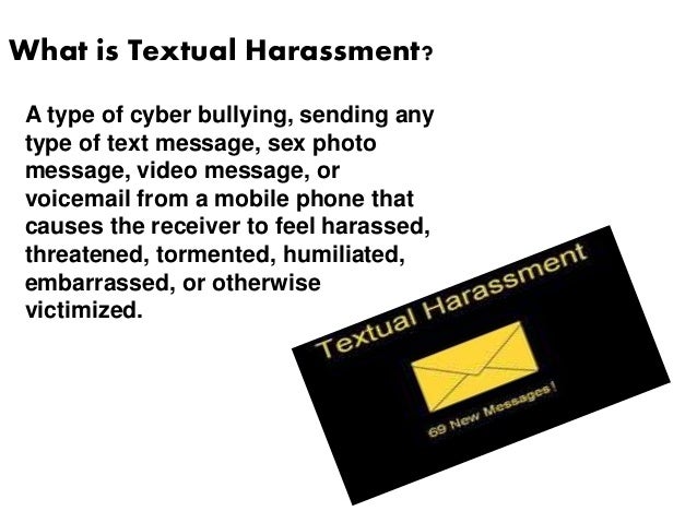 textual harrasment