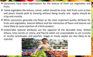 Vegetables Texture