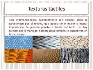 Texturas clasificación