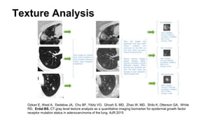 Introduction to Machine Learning and Texture Analysis for Lesion ...