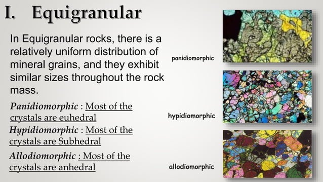 TEXTURE AND STRUCTURE OF IGNEOUS ROCK | PPTX