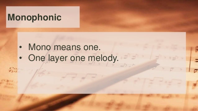 Texture in music