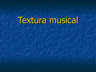 Textura musical 