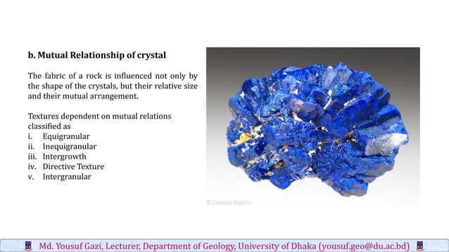 Textures Of Igneous Rocks Pdf Geology Science