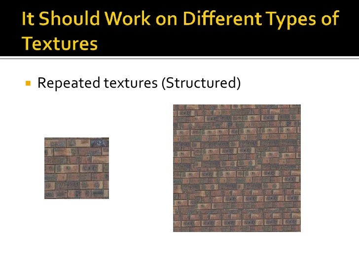 Texture Synthesis