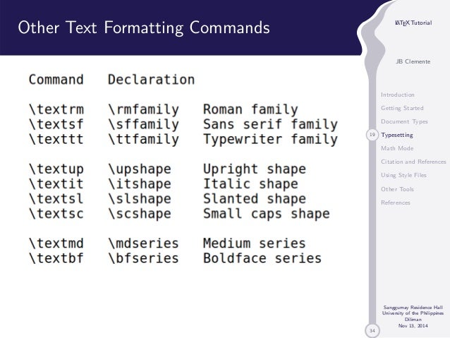 tutorial philippines math LaTex Tutorial