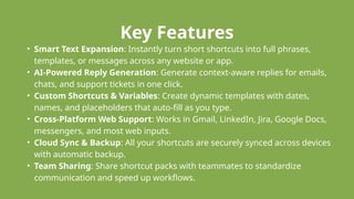 Save time with web Text Expander shortcuts and power auto text snippets ...