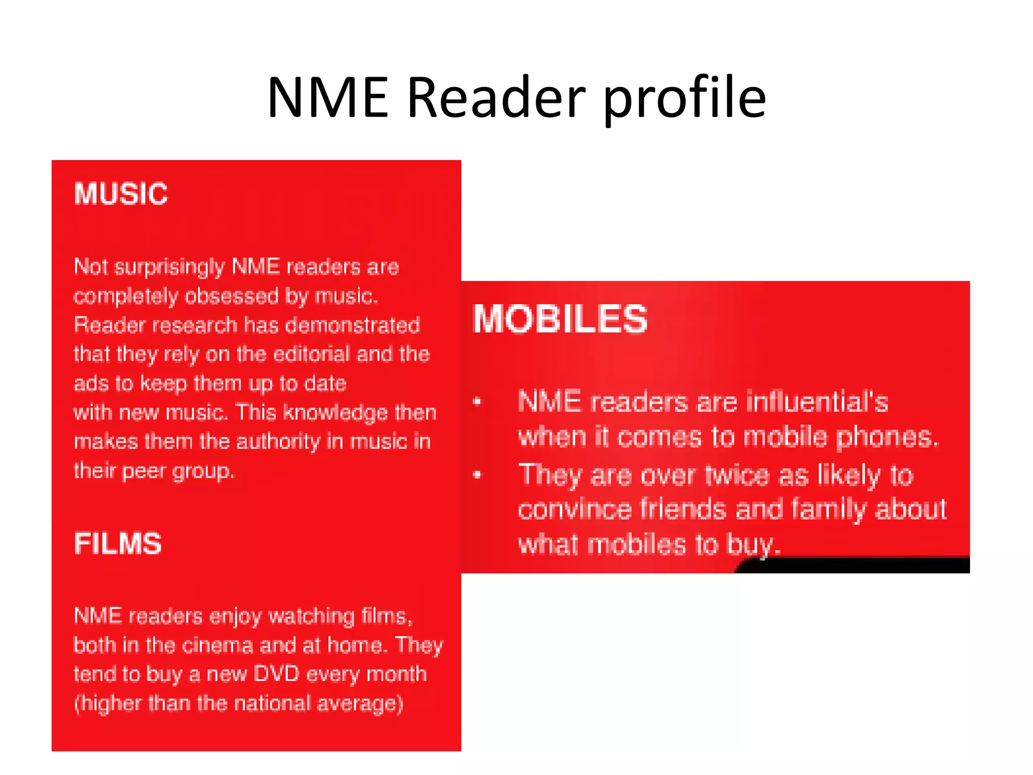 NME Reader profile
 