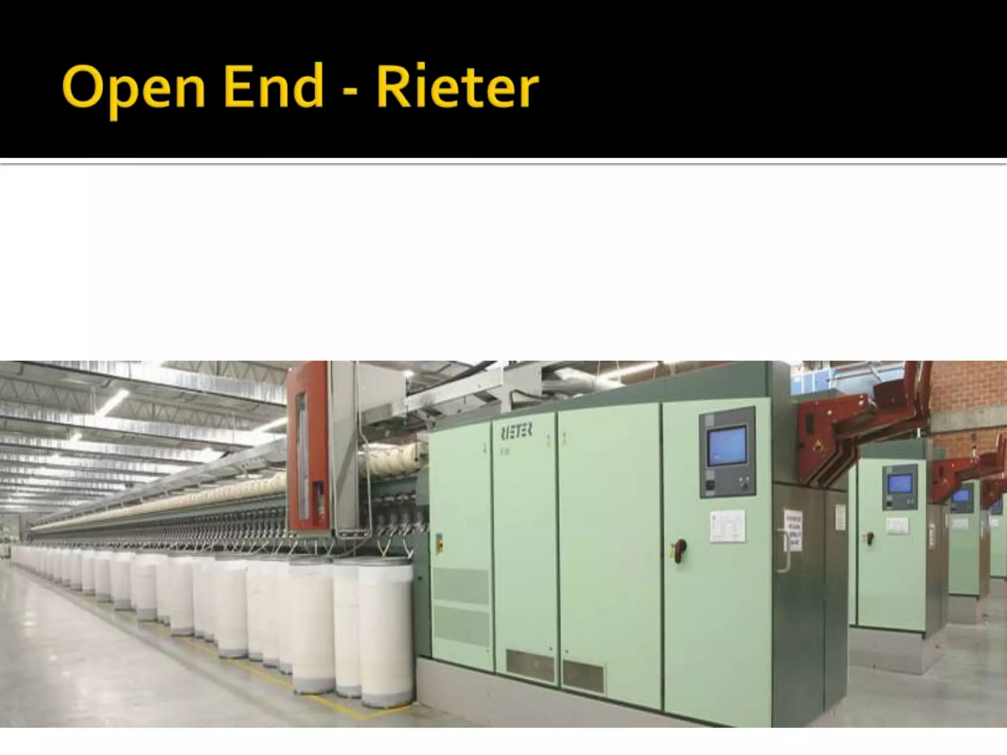 Less surface hairiness, clear mesh structure