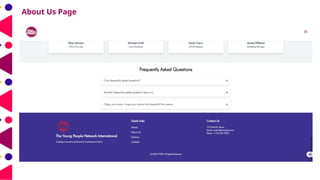 About Us Page
 