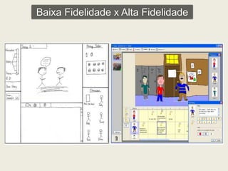 Baixa Fidelidade x Alta Fidelidade 
 