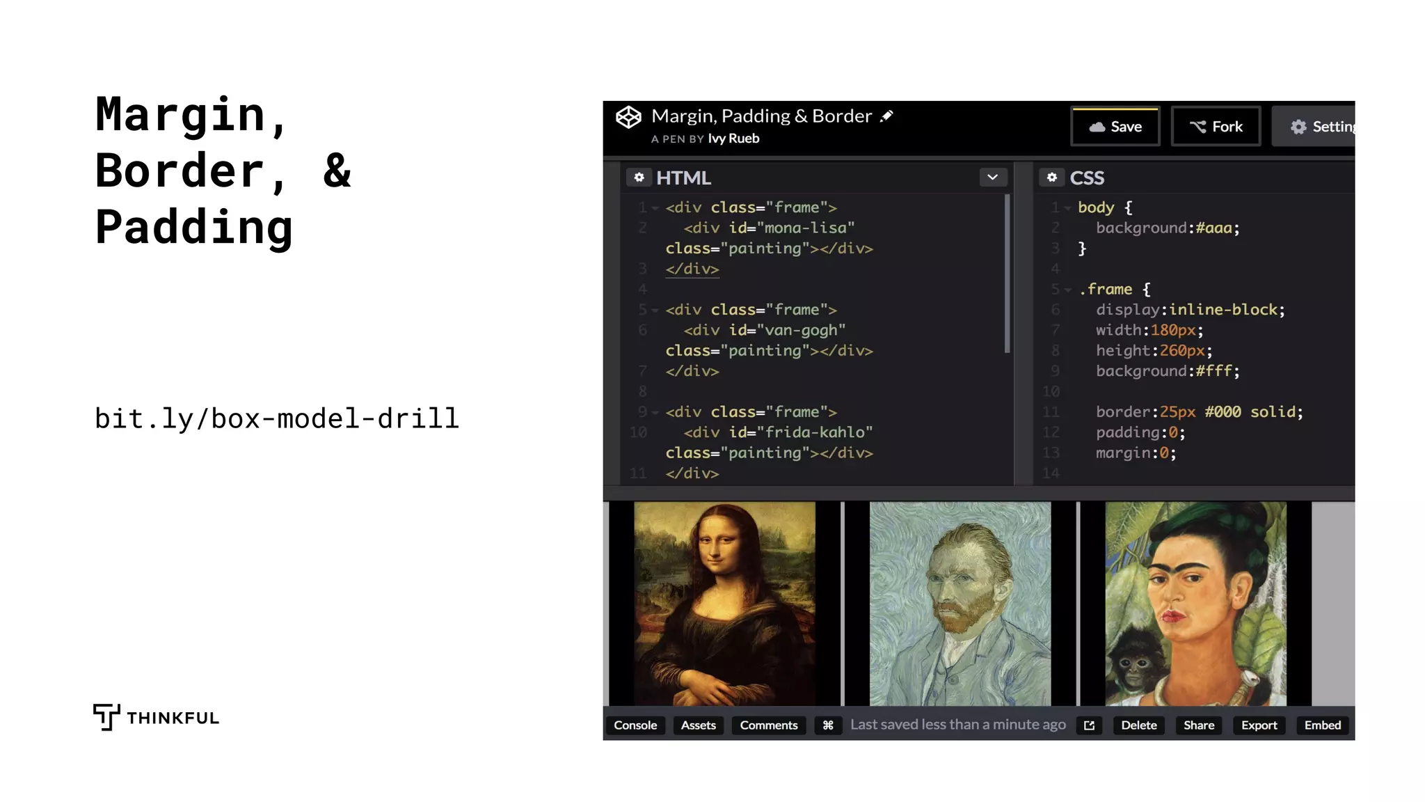 Margin,
Border, &
Padding
bit.ly/box-model-drill