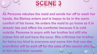 The Bishop's Candlesticks scene wise