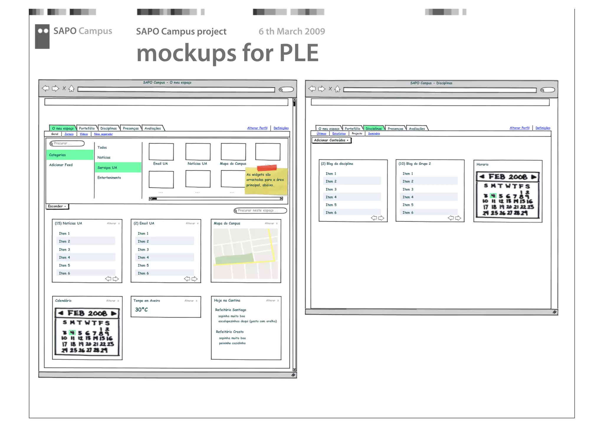 SAPO Campus - Thought Fest 09 presentation