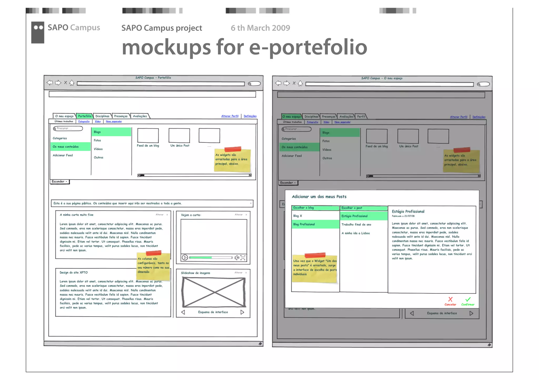 SAPO Campus - Thought Fest 09 presentation