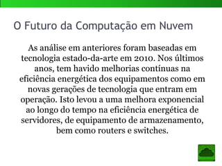 Sumário dos Resultados
 