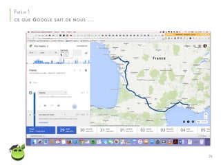 76
Partie 1
CE QUE GOOGLE SAIT DE NOUS ….
 