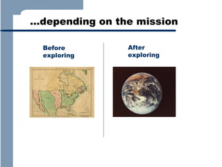 …depending on the mission
Before
exploring

After
exploring

 