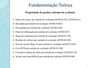 TFC - Apresentação - Analise da qualidade do Gasóleo | PPTX