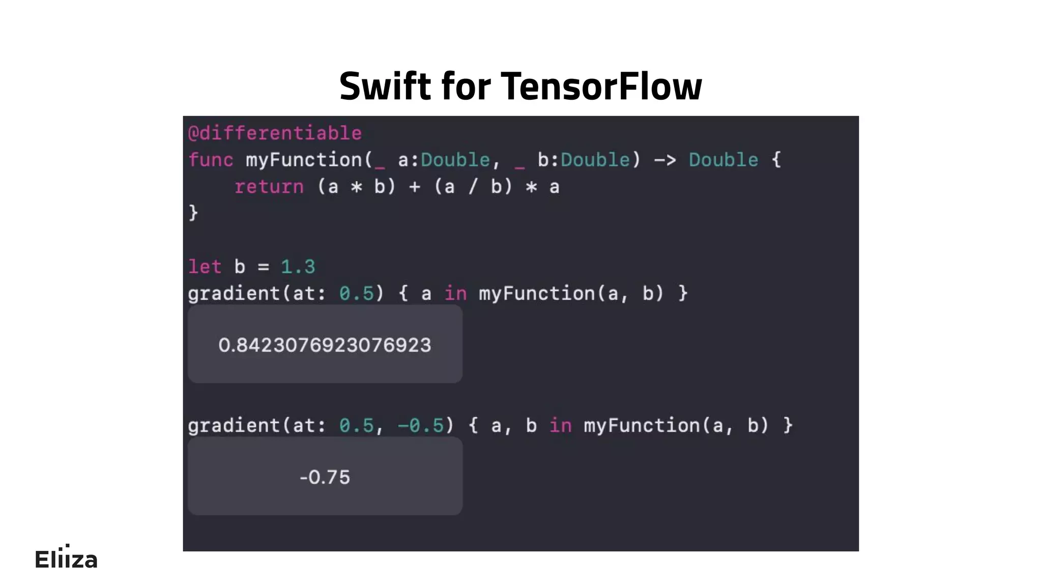 Swift for TensorFlow
 