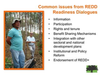 The Forests Dialogue (TFD) & IUCNREDD’s impact on Communities, Capacity and Corruption