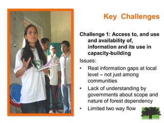 The Forests Dialogue (TFD) & IUCNREDD’s impact on Communities, Capacity and Corruption