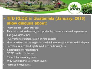 The Forests Dialogue (TFD) & IUCNREDD’s impact on Communities, Capacity and Corruption