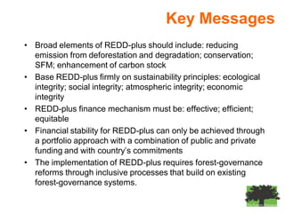 The Forests Dialogue (TFD) & IUCNREDD’s impact on Communities, Capacity and Corruption