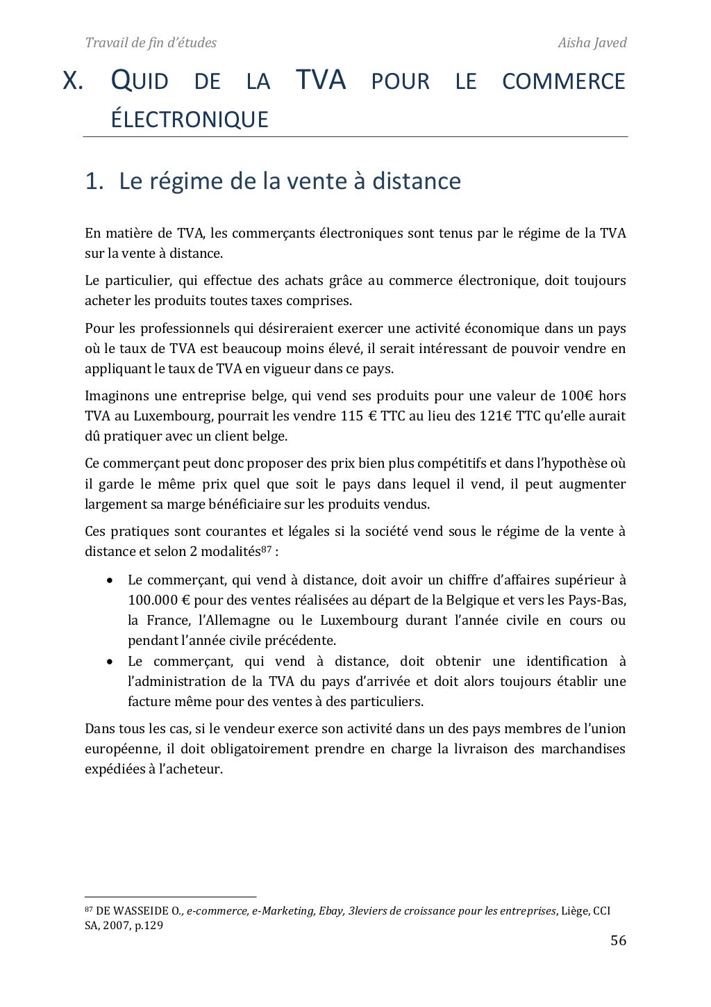 Ecommerce en Belgique. Cas pratique  Fnac.be