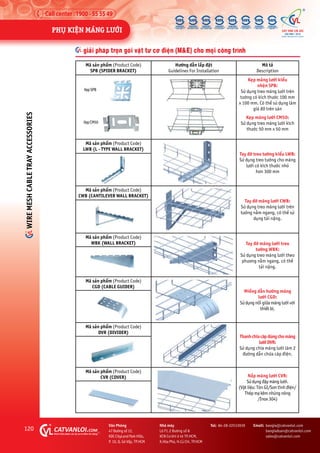 Cat Van Loi Catalog - G.I Steel Conduit - Electrical wire mesh tray - Lightning Protection & Grounding System